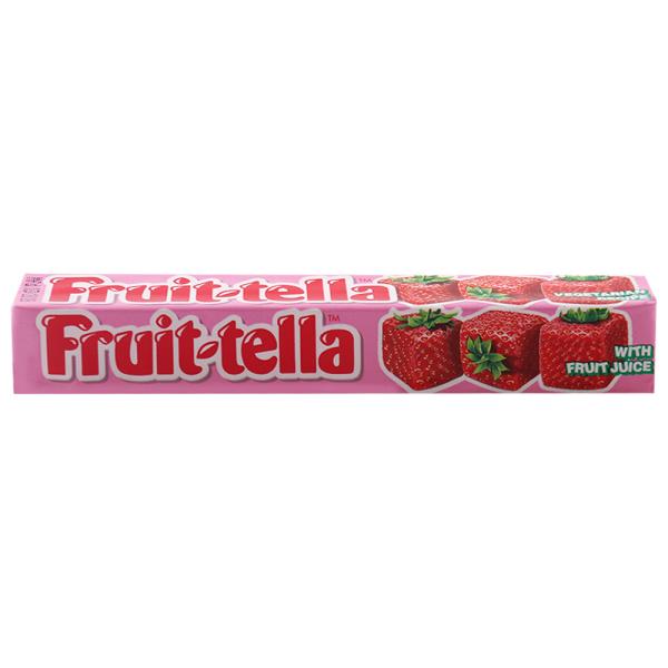 Fruitella Strawberry | Fruitella Candy | Fruittella | Fruitella Sweets |  Pack of 4 Rolls | 5.78 Ounce Total