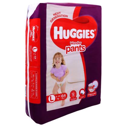 Huggies wonder pants L 96 monthly pack baby diaper pants large size - L -  Buy 96 Huggies Pant Diapers | Flipkart.com
